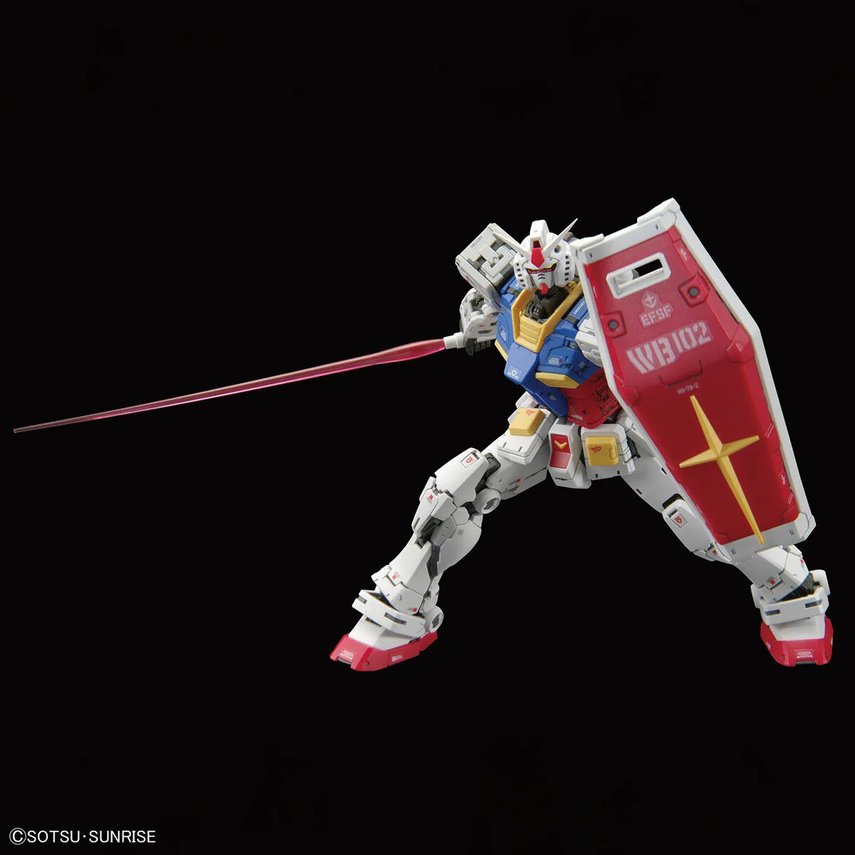 Bandai Hobby RG 1/144 RX-78-2 Gundam Ver. 2.0 "Mobile Suit Gundam" Plastic Model Kit