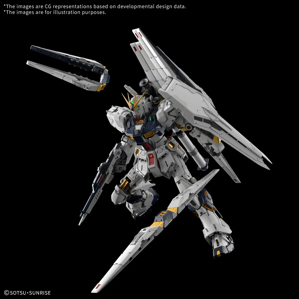 Bandai Hobby PG 1/60 Unleashed RX-93 Nu Gundam (Char's Counterattack) Plastic Model Kit