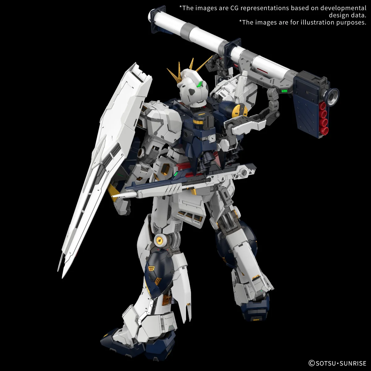 Bandai Hobby PG 1/60 Unleashed RX-93 Nu Gundam (Char's Counterattack) Plastic Model Kit