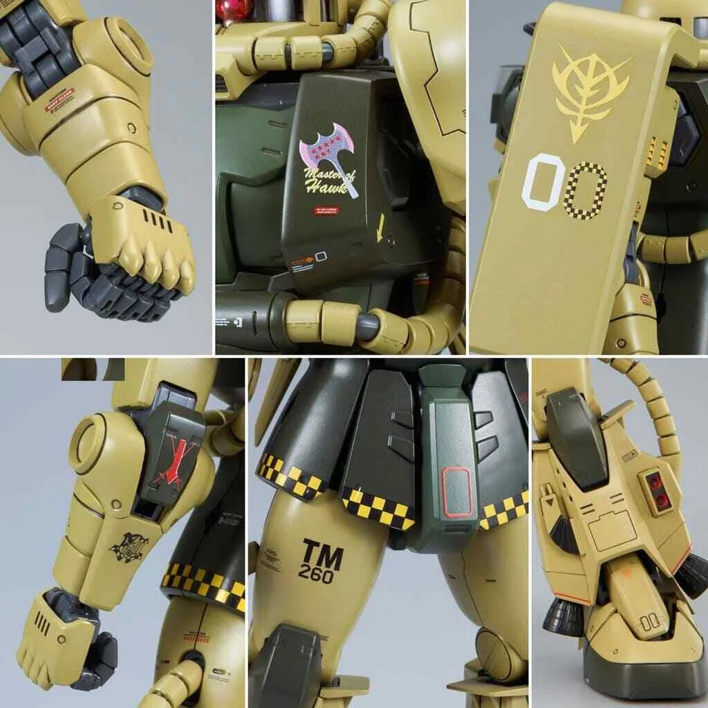 P-Bandai HG 1/100 MG MS-06R-1 BRENISS OX'S ZAKU II (Mobile Suit Gundam) Plastic Model Kit