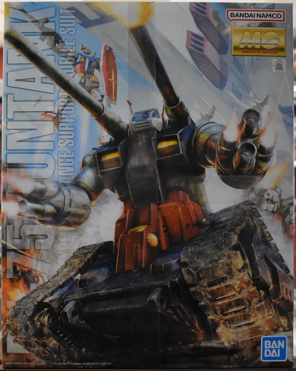 Bandai MG 1/100 RX-75 GUNTANK Gundam, (Mobile Suit Gundam) Plastic Model Kit Box