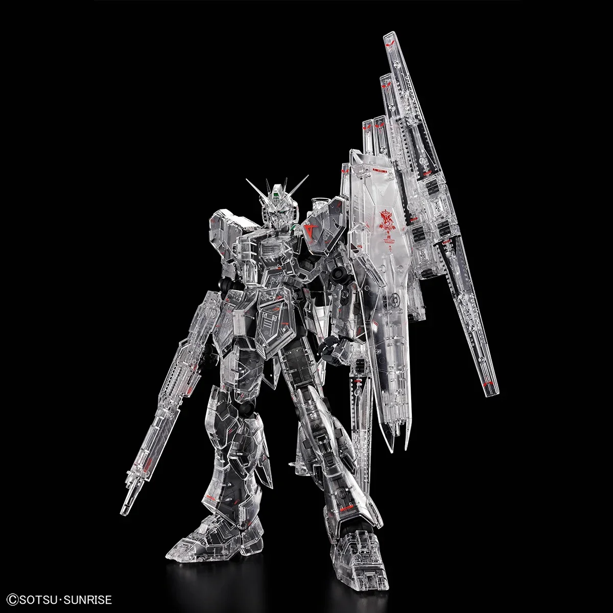 Bandai MG 1/100 Nu Gundam Ver.Ka [Mechanical Clear] ν Gundam (Char's Counterattack) Plastic Model Kit