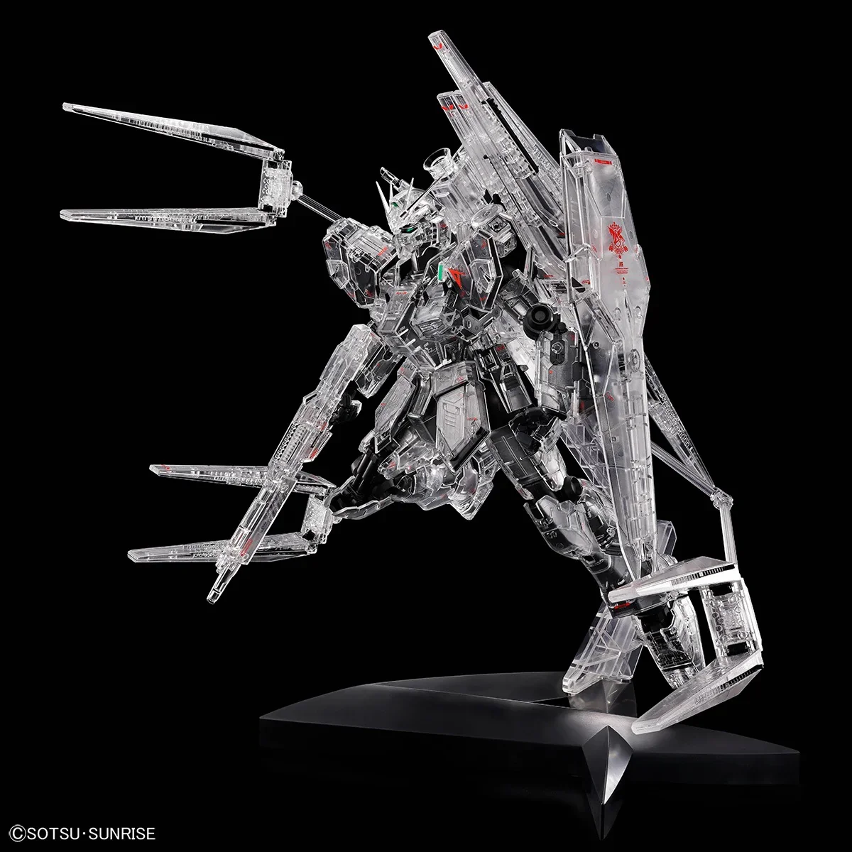 Bandai MG 1/100 Nu Gundam Ver.Ka [Mechanical Clear] ν Gundam (Char's Counterattack) Plastic Model Kit