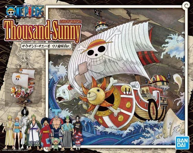 Bandai Hobby Non-scale Thousand Sunny Land Of Wano Ver. (One Piece) Plastic Model Kit Box Art