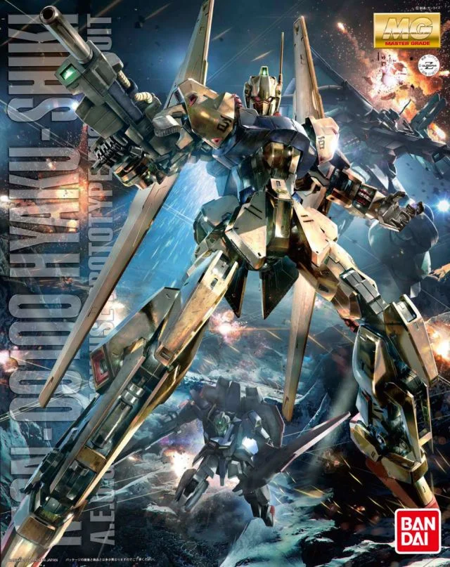 Bandai MG 1/100 Hyaku-Shiki Ver. 2.0 (Mobile Suit Zeta Gundam) Plastic Model Kit