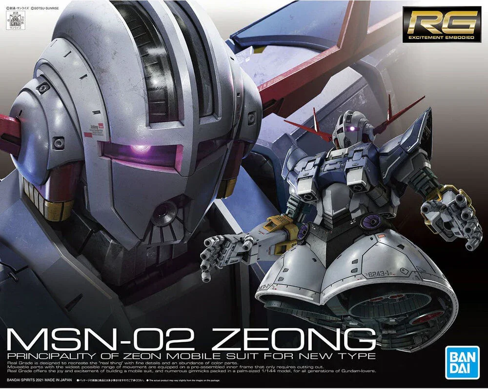 RG MSN-02 ZEONG Box Art